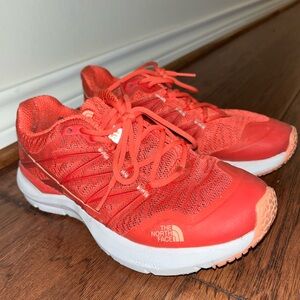 North Face Bright Orange Sneakers